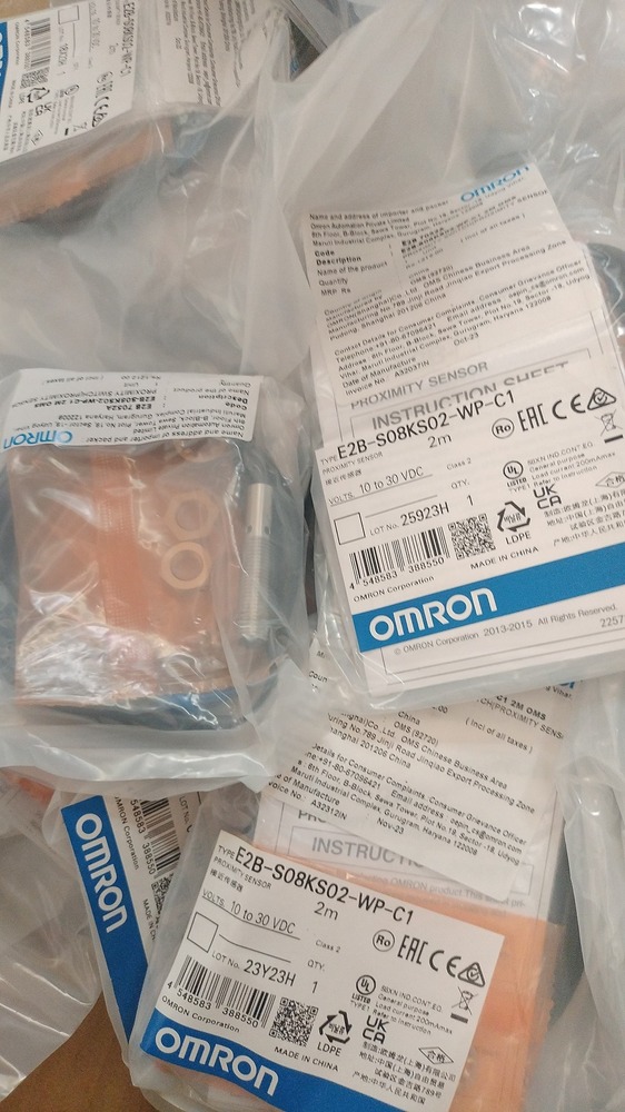 OMRON PROXIMITY SENSOR,E2B-S08KS02-WP-C1 2M, DIA 8MM, SD 2MM, NPN NO