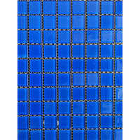25mm Dark Blue Crystal Tiles - Feature: Acid-resistant