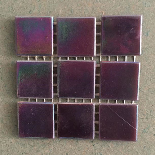 20mm Lavender Blossom glass mosaic tiles