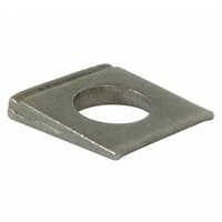 Taper Washer - Mild Steel, Square Shape | Polished Surface Treatment, Ideal for Automobile Applications, Exceptional Load Distribution