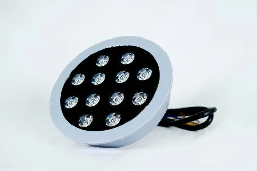 Round Waterproof Multicolor LED Fountain Light