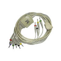 10 Lead Ecg Cable - Plastic Material, Portable Design , Manual Operation For Ge Compatibility