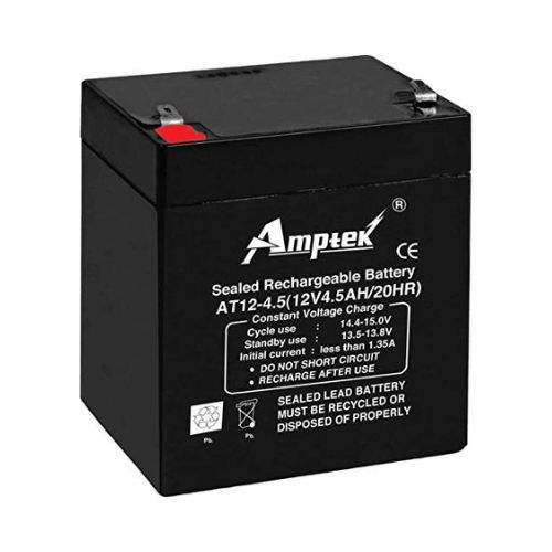 Amptek 12V 4.5Ah Battery - Application: Commercial