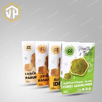 Laminated Masala Podi Box - Paper Material, Customized Sizes, Glossy Lamination | Secure Closures, Customizable Printing For Freshness And Branding