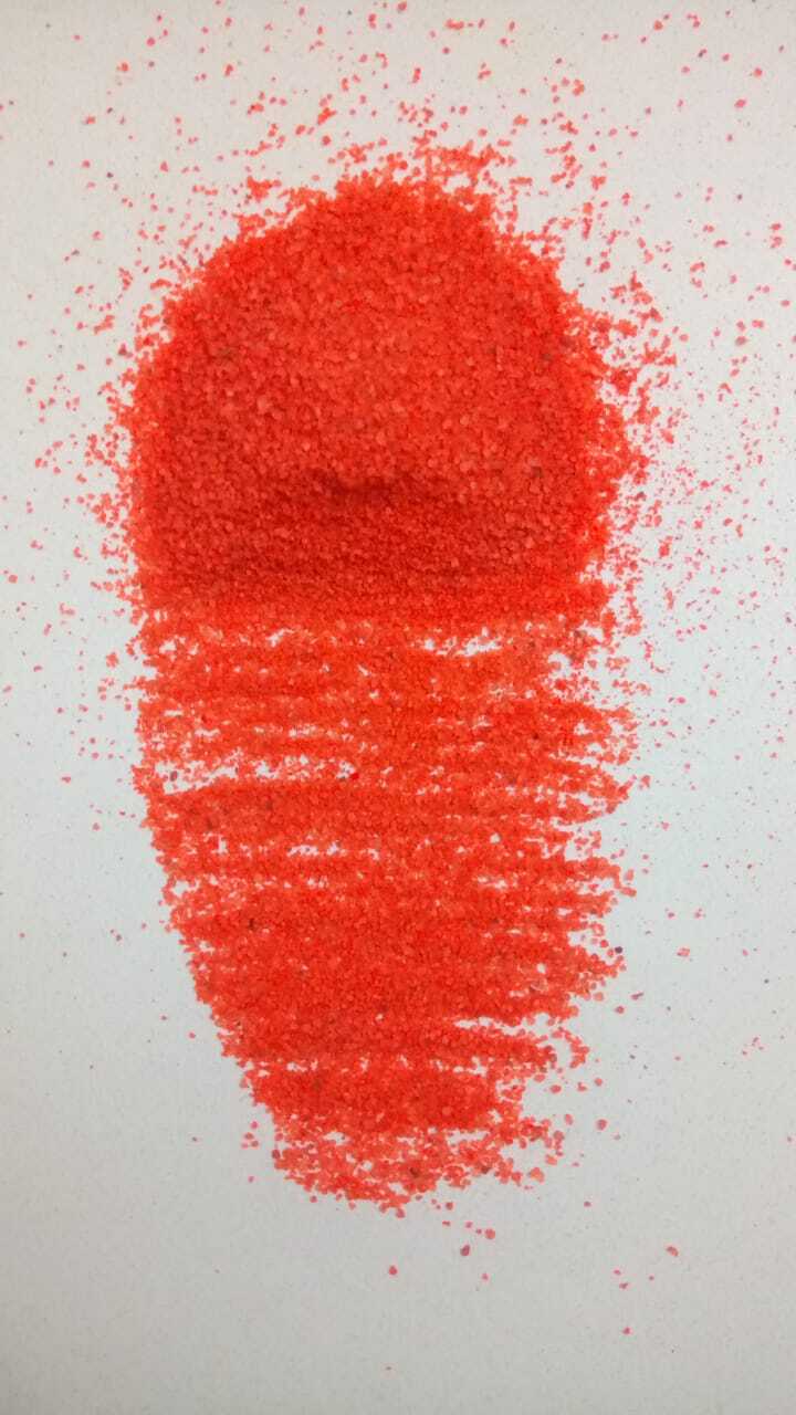 orange waterproof natural silica sand for decoration purpose and landscaping