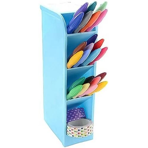 Multipurpose 4  Compartment Pen Holder Office Desktop