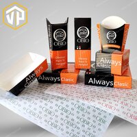 Paper Packaging Box Printed With Customization - Paper, Customized Size, Rectangular, Other Color, Glossy Lamination | Durable, Eco-friendly, Vibrant Uv Offset Printing, Full Customization Options