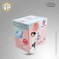 Custom Printed Sanitary Pads Packaging Boxes Manufacturer - Paper Material, Customized Size, Glossy Lamination, Uv Offset Printing - Eco-friendly, Vibrant Graphics, Brand Differentiation