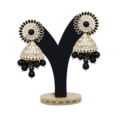 Floral Majesty Jhumki Earrings