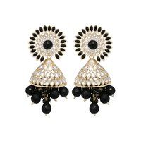 Floral Majesty Jhumki Earrings