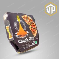 Multicolor Diamond Pizza Box Manufacturer - Paper, Customized Size, Glossy Lamination Finish | Uv Offset Printing, Eco-friendly, Vibrant Graphics