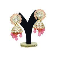 Floral Majesty Jhumki Earrings..