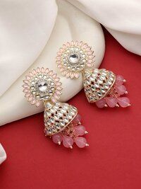 Floral Majesty Jhumki Earrings..