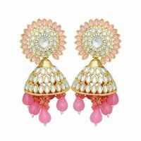 Floral Majesty Jhumki Earrings..