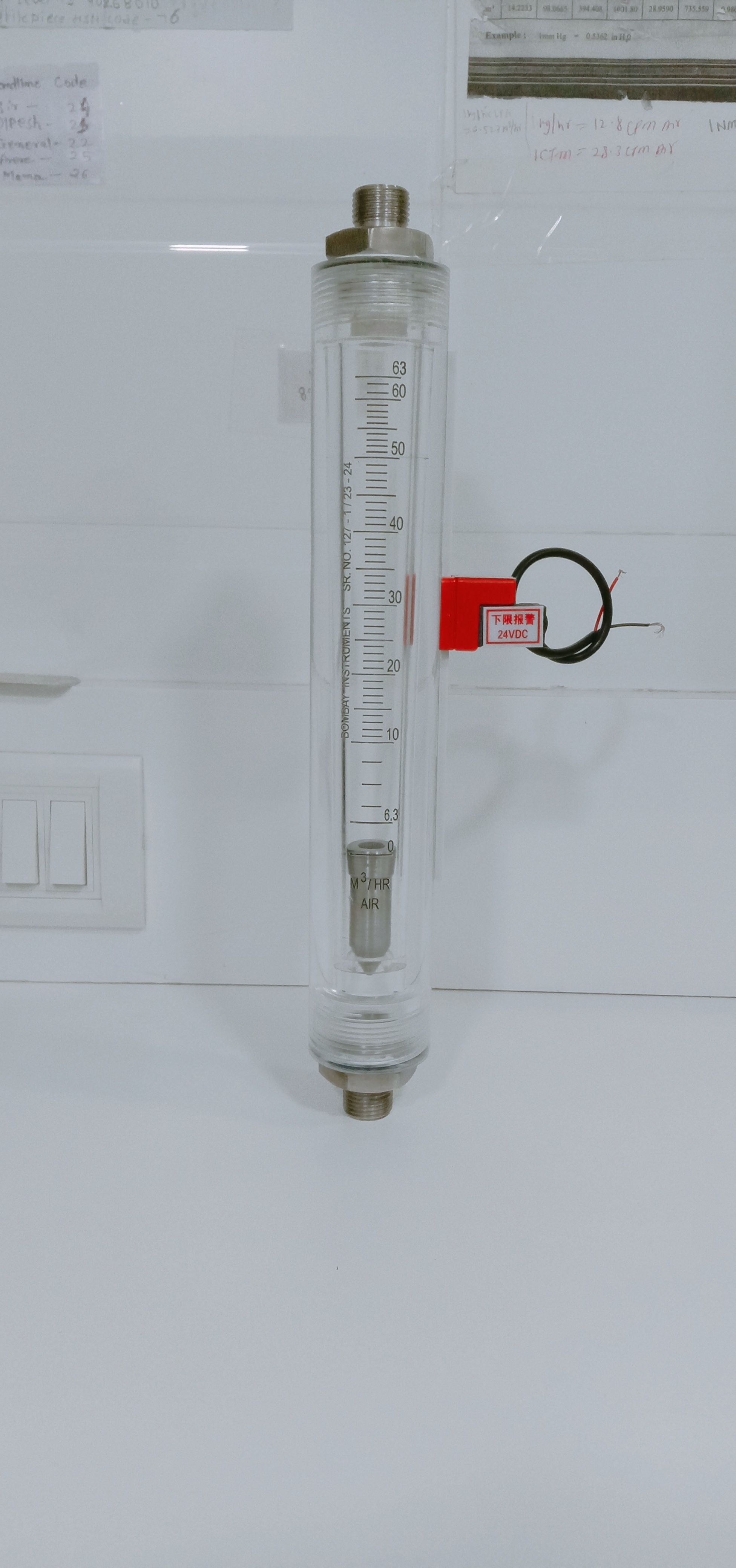 Round Body Rotameter With Alarm Switch