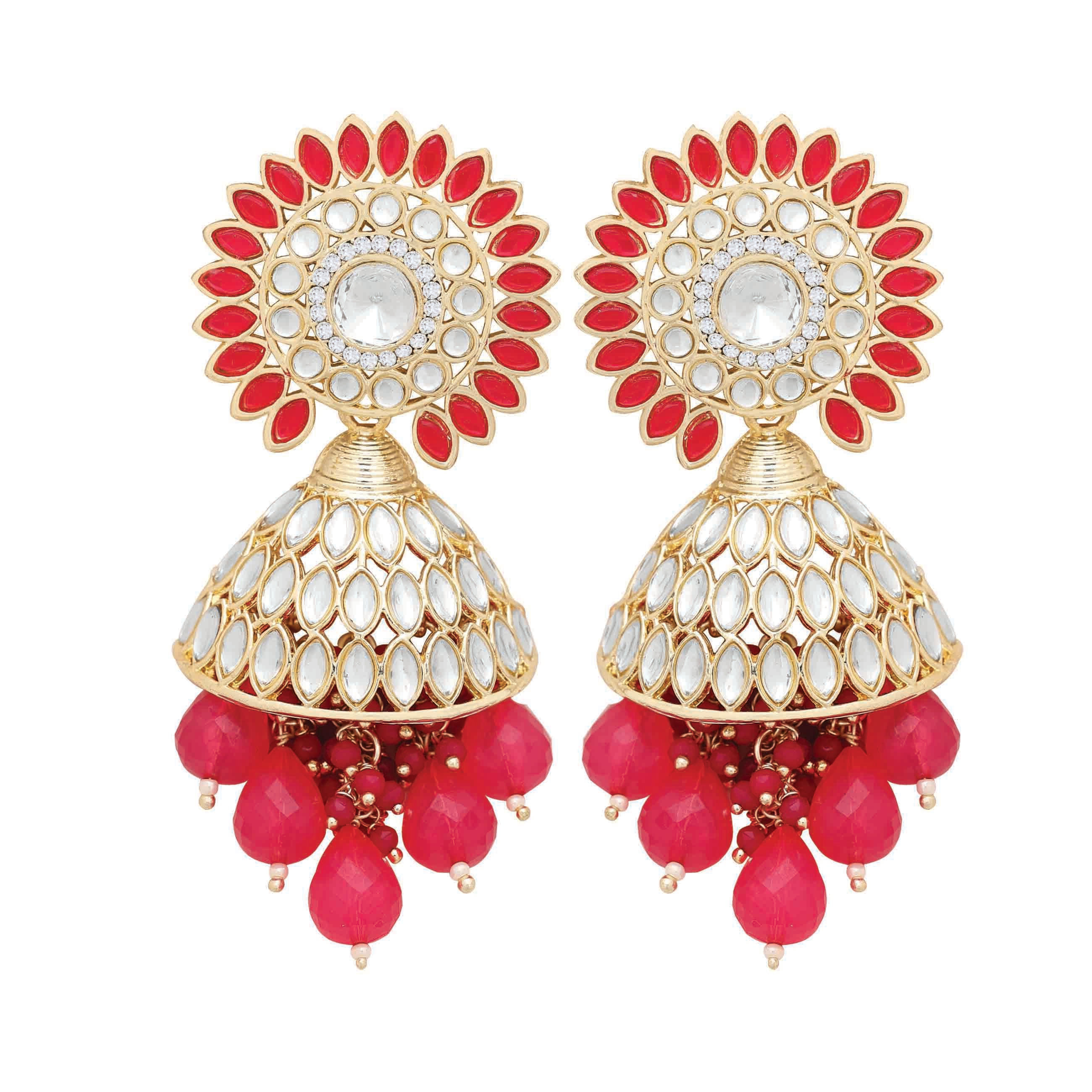 Floral Majesty Jhumki Earrings...