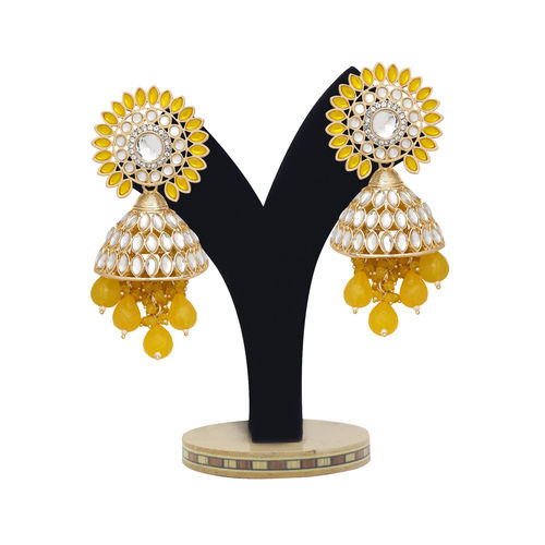 Floral Majesty Jhumki Earrings....