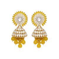 Floral Majesty Jhumki Earrings....