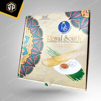 Premium Custom Printed Masala Dosa Packaging Box - Food-grade Paper, Customized Size, Glossy Lamination , Uv Offset Printing For Enhanced Brand Presentation