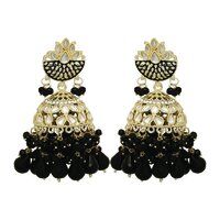 Meena Magic Kundan jhumki Earrings