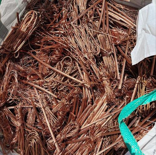 Copper Wire Scrap - 99.99% Purity, 0.20-0.30mm Diameter, Spool Weight 3-20kg | Millberry Grade, Ideal for Smelting and Refining Processes