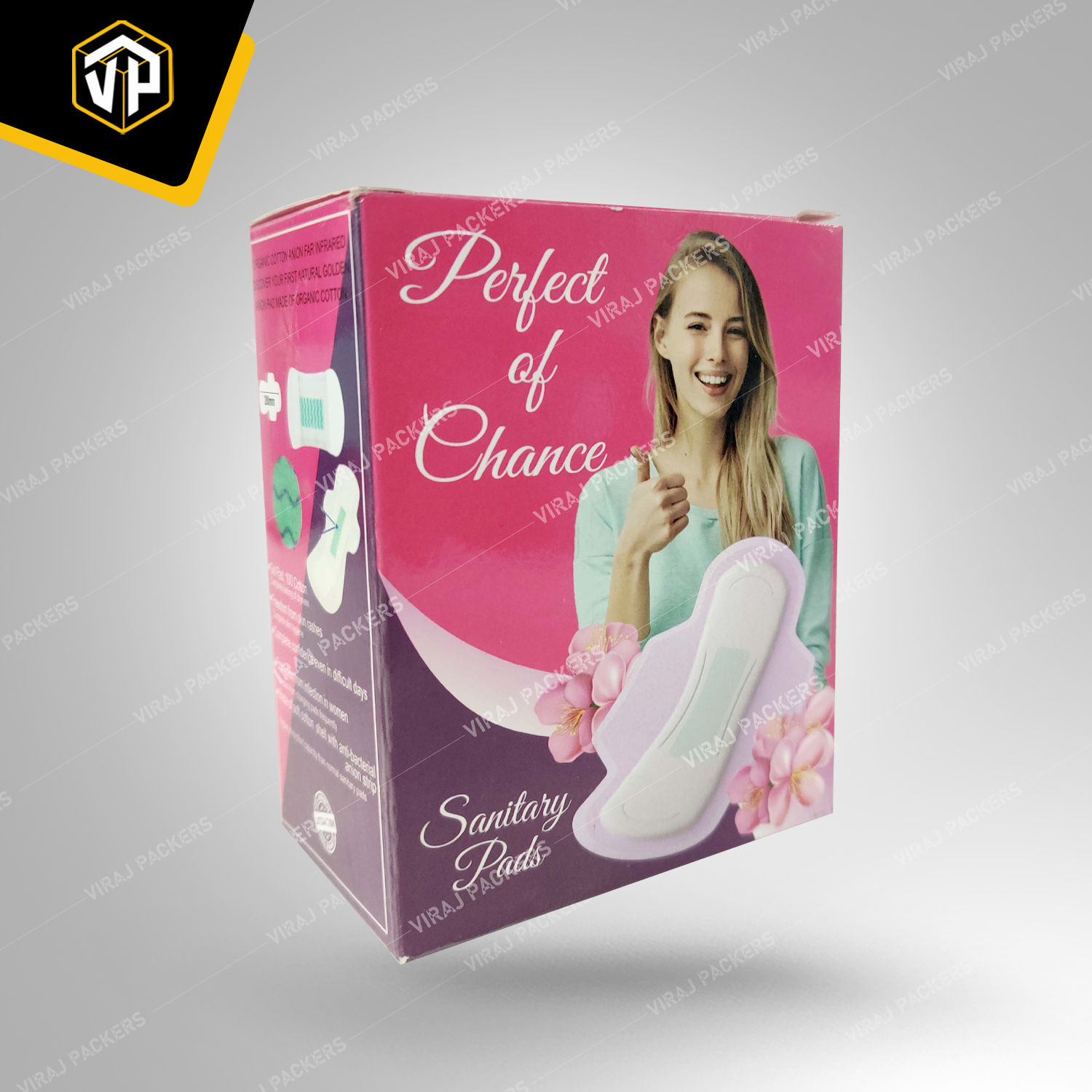 Customize Printed Sanitary Pads Packaging Box