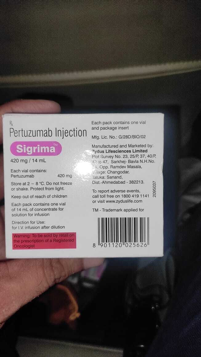 Sigrima 420mg Pertuzumab Injection