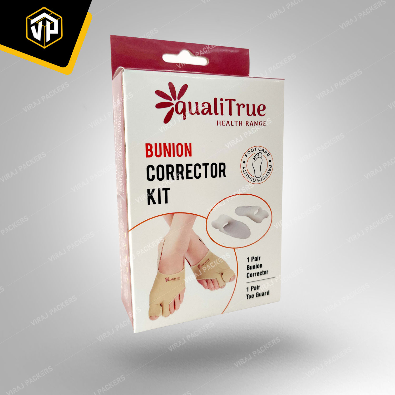 Bunion Corrector Kit With Customized Printing