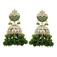 Meena Magic Kundan jhumki Earrings....