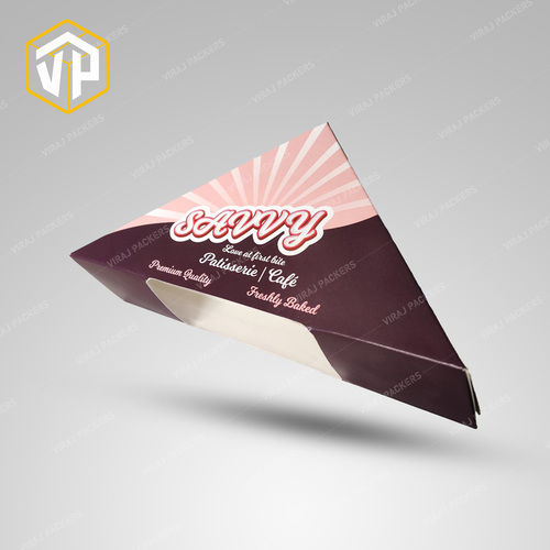 Triangle Sandwich Packaging Box with Custom Print