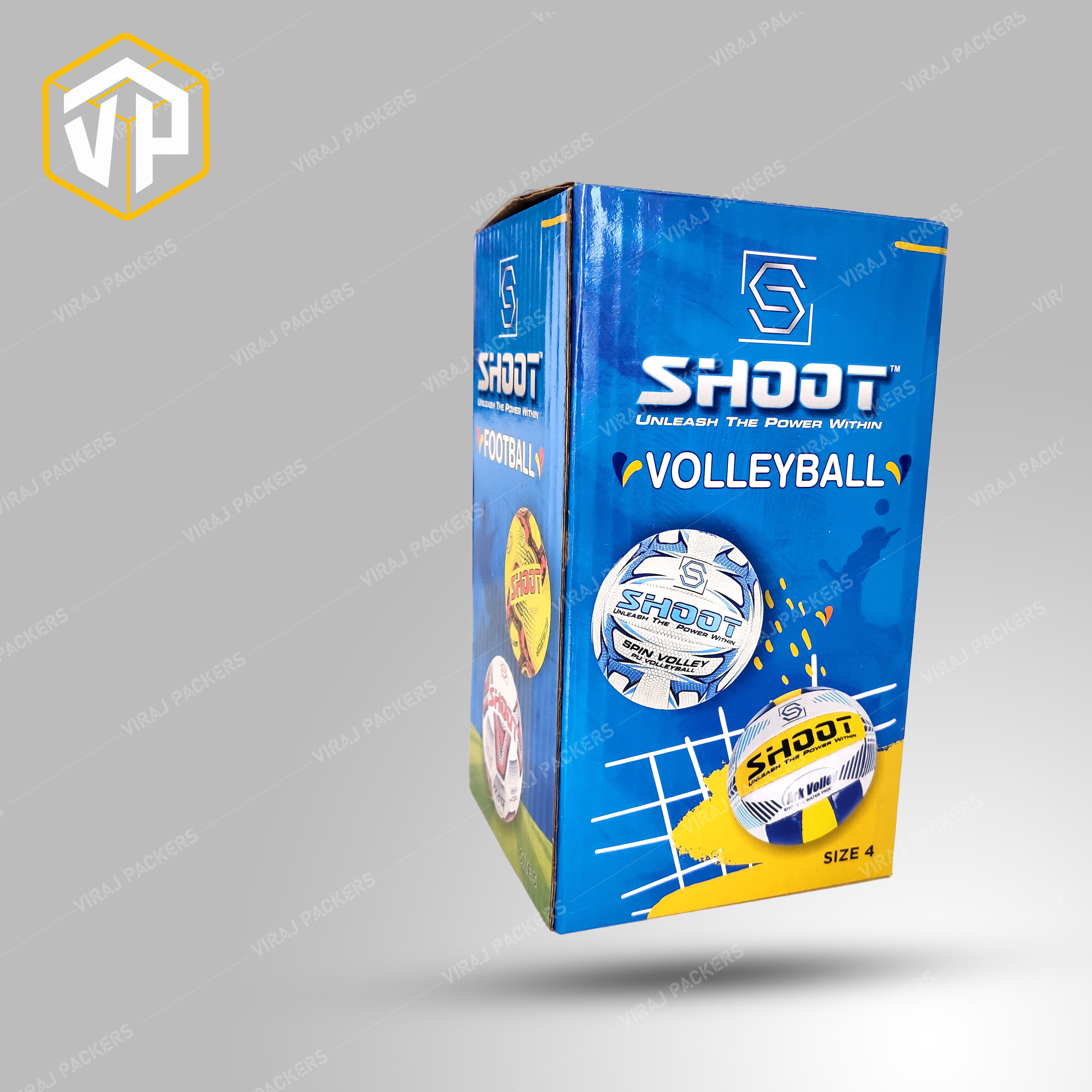 Premium Customized Window Cut Volley Ball Packaging Box