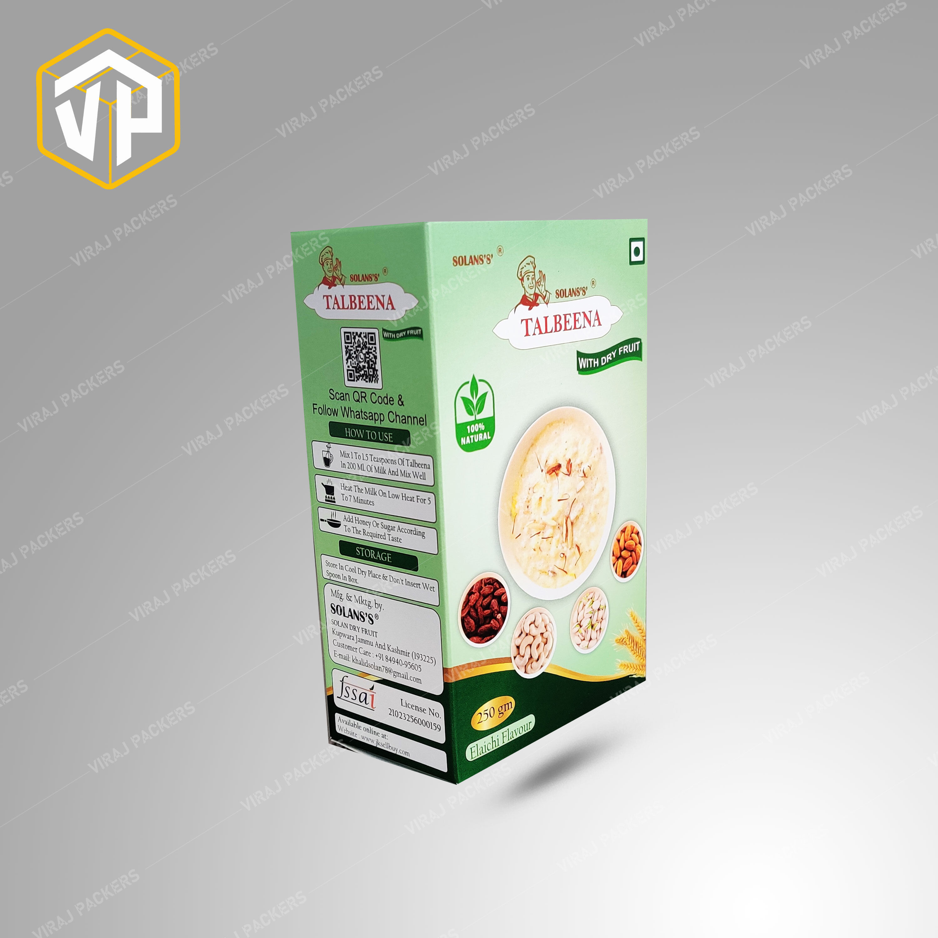 Takmeeli Talbeena Baby Food Packaging Box