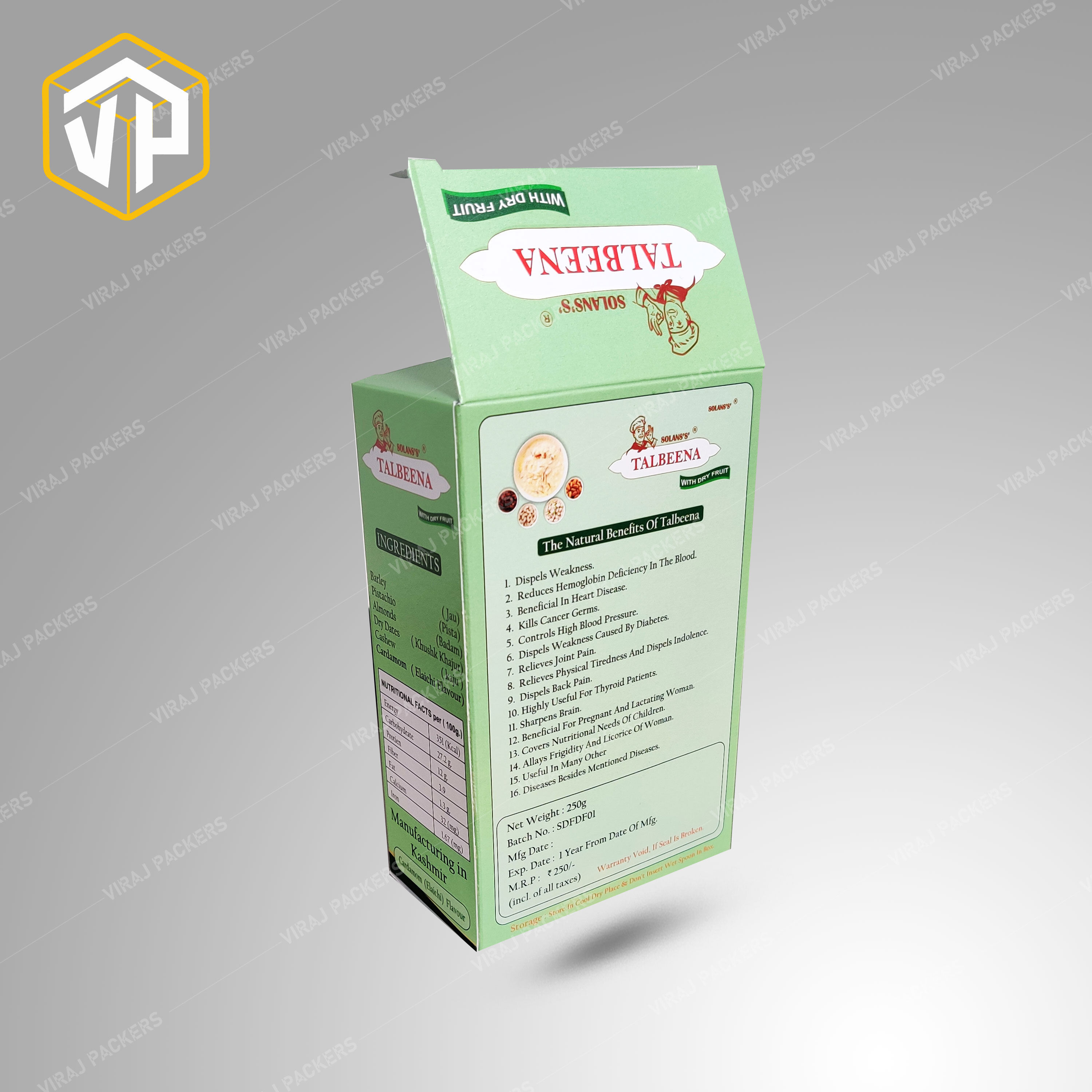 Takmeeli Talbeena Baby Food Packaging Box