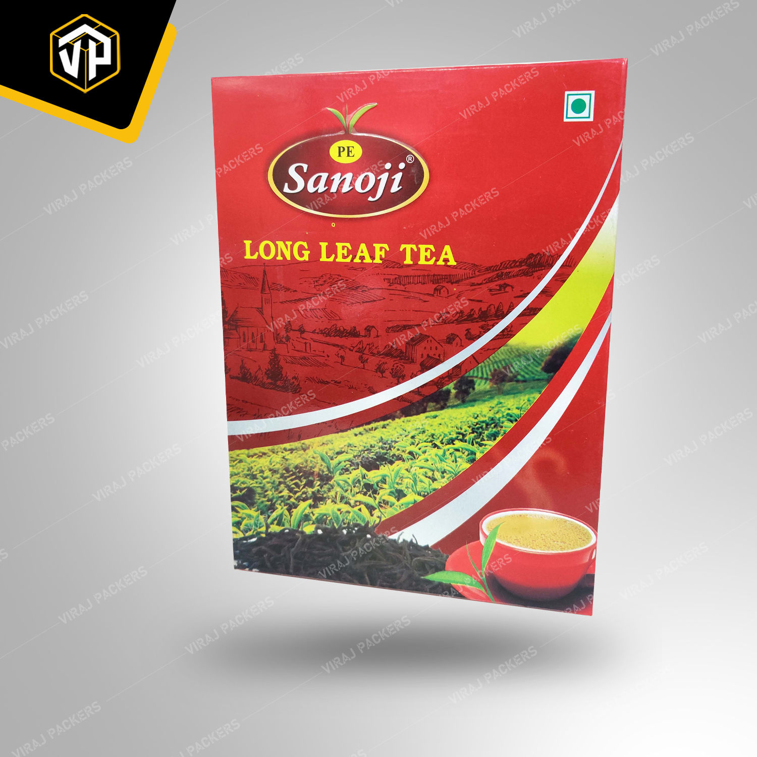 Tea Packaging Box with Glossy Lamination Finishing