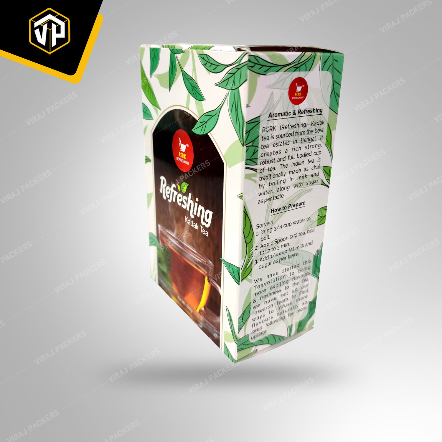 250 Gram Kadak Tea Packaging Box