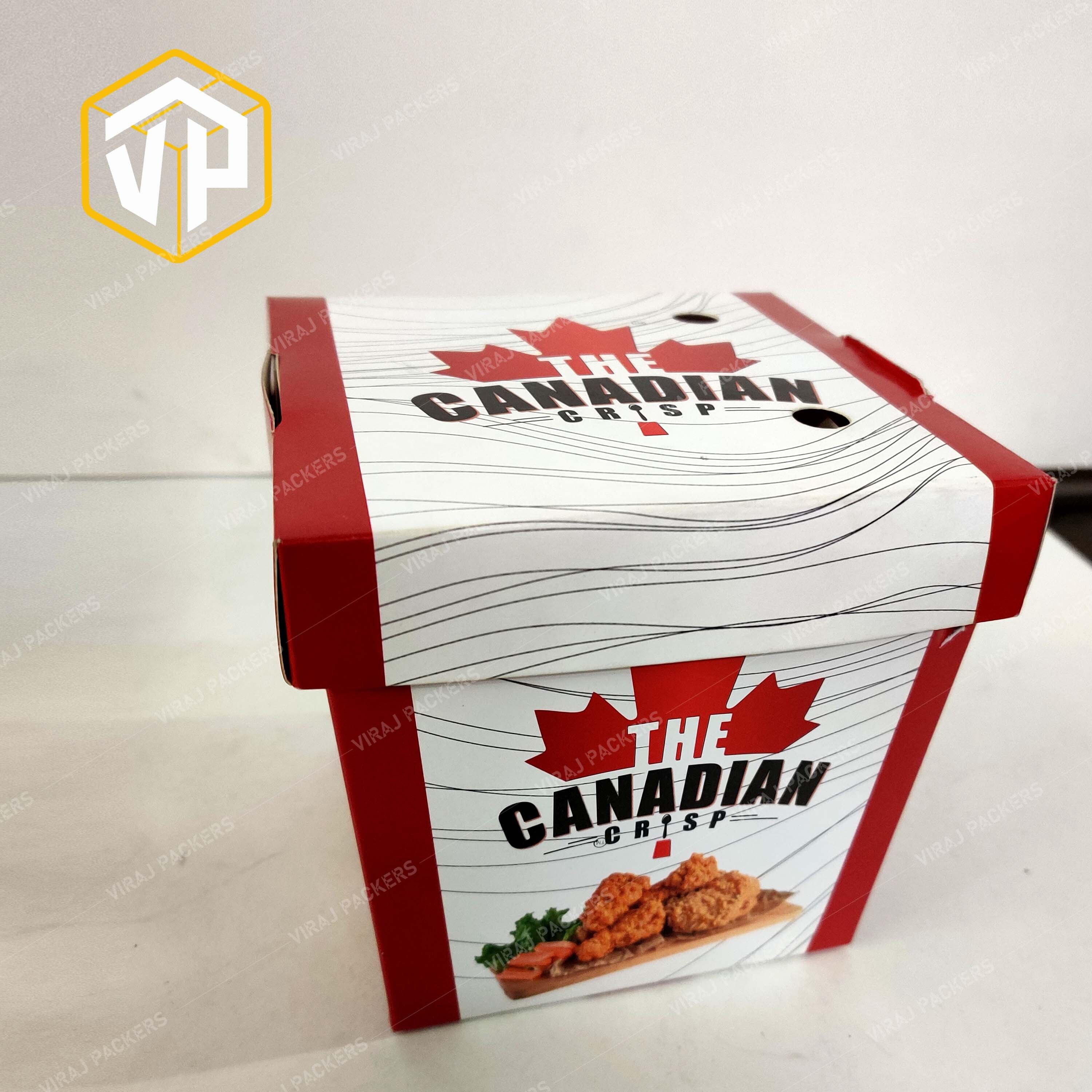 Custom Printed Chicken Paper Bucket