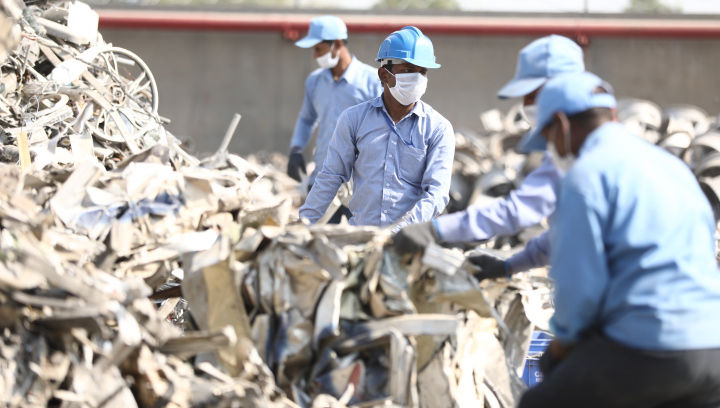 Stainless steer recycling