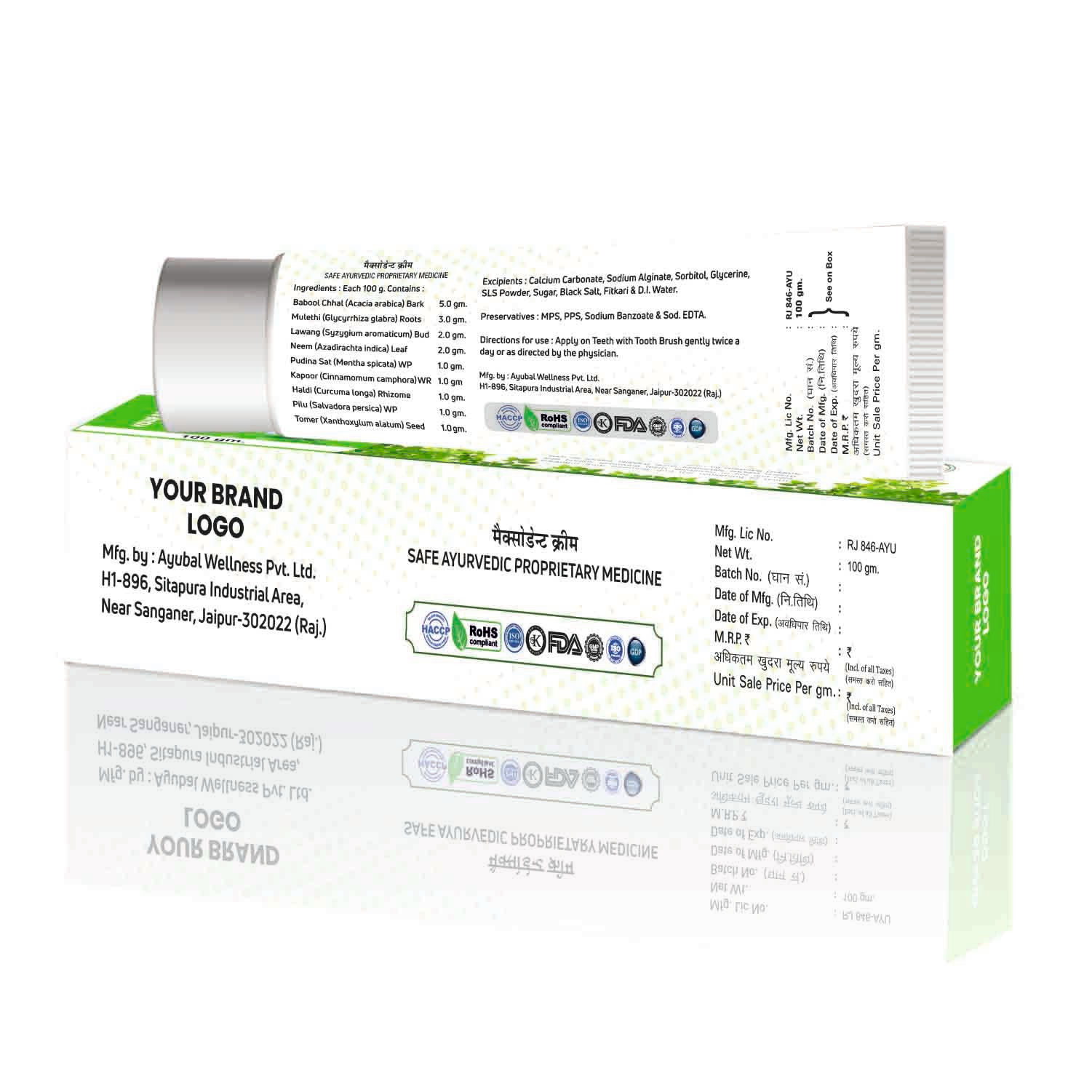 Maxodent Herbal Dental Cream