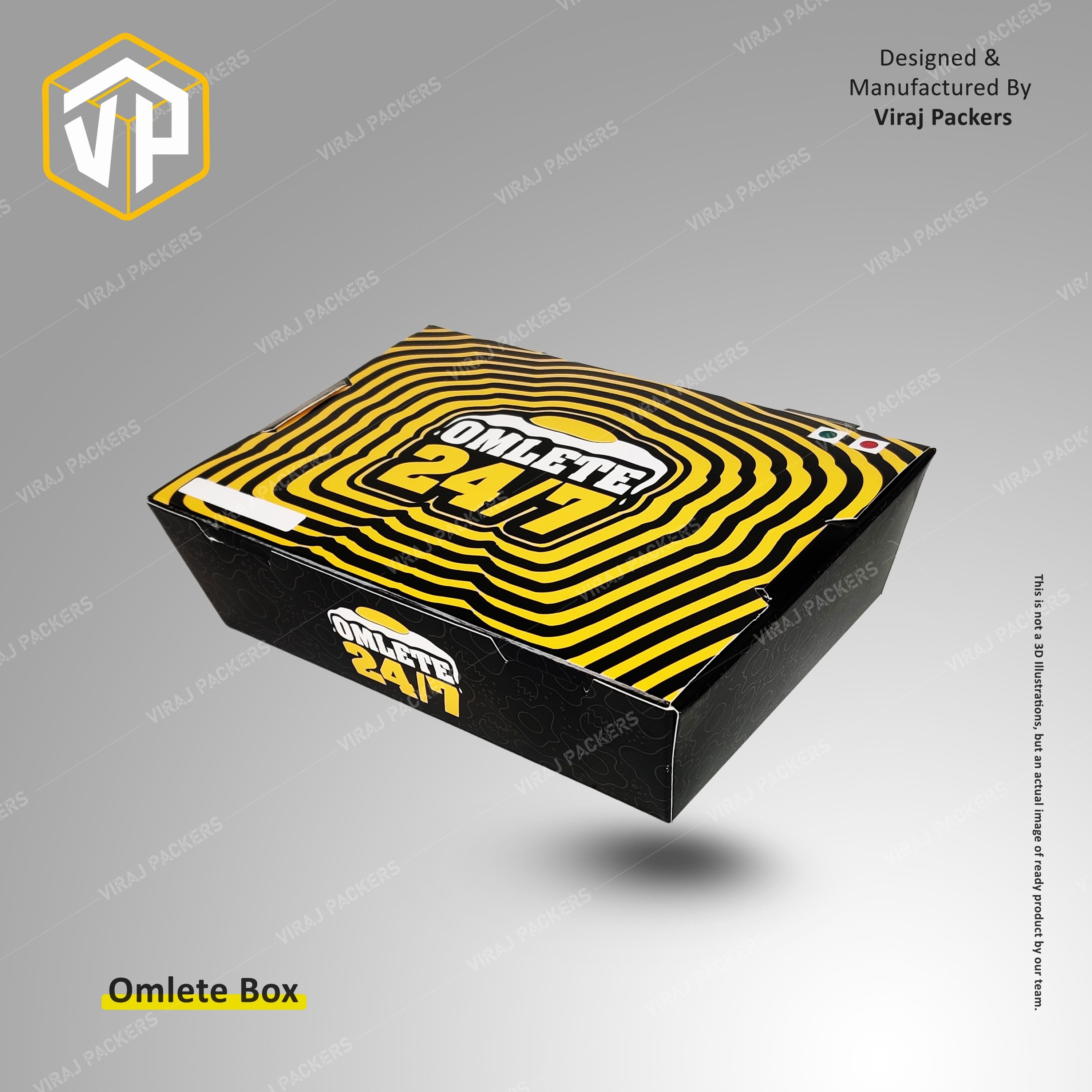 Food Packaging Box / momos box / omlet box / wrap box / sandwich box / paratha box