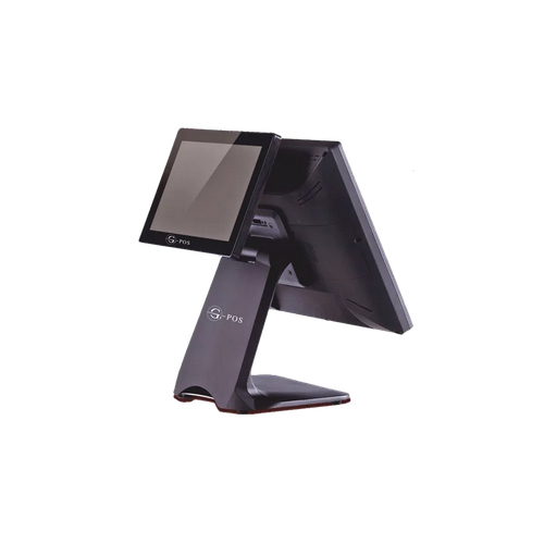 15 Inch Android Touch Screen POS Machine - Sleek Black Design Fully Automatic Ideal for Banking and General Use