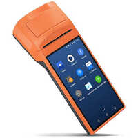 Sunmi V1s Android Handheld Pos Billing Machine - Color: Orange