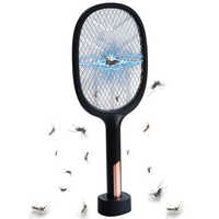 Mogli Mosquito Swatter Bat - Durable Chargeable Racket, Easy To Use Indoor/outdoor Pest Control With Usb Charging And High-quality Mesh