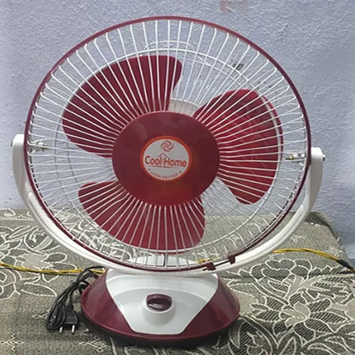 Ap Rotary Table Fan - Color: Red & White