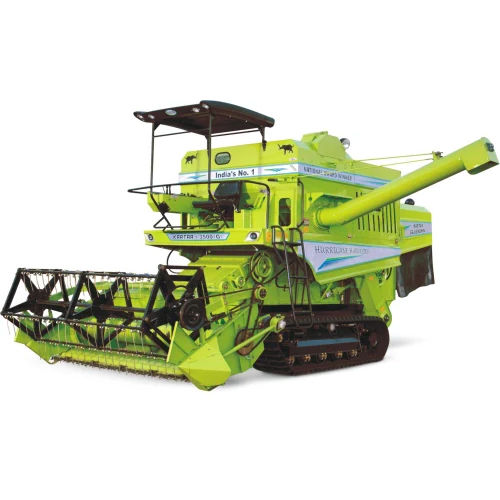 Vishal Agriuclture Combine Harvester - Color: Green Paint Coated