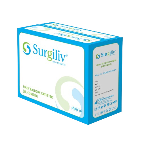 Siliconised Foley Balloon Catheter