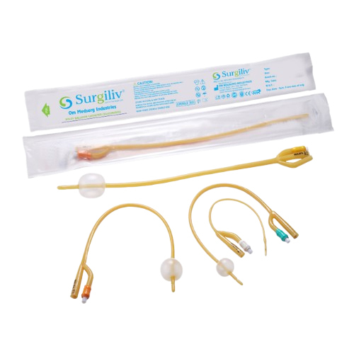 Siliconised Foley Balloon Catheter