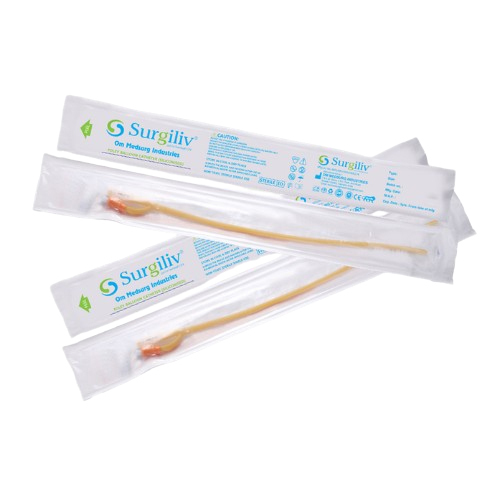 Siliconised Foley Balloon Catheter
