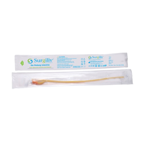 Siliconised Foley Balloon Catheter