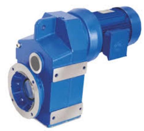 Shaft Mounted Geared Motors - Color: Blue