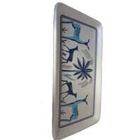 Printed Ceramic Serving Tray - High-Quality Ceramic, Polished Surface Finish, Available in Various Colors, Modern and Attractive Design